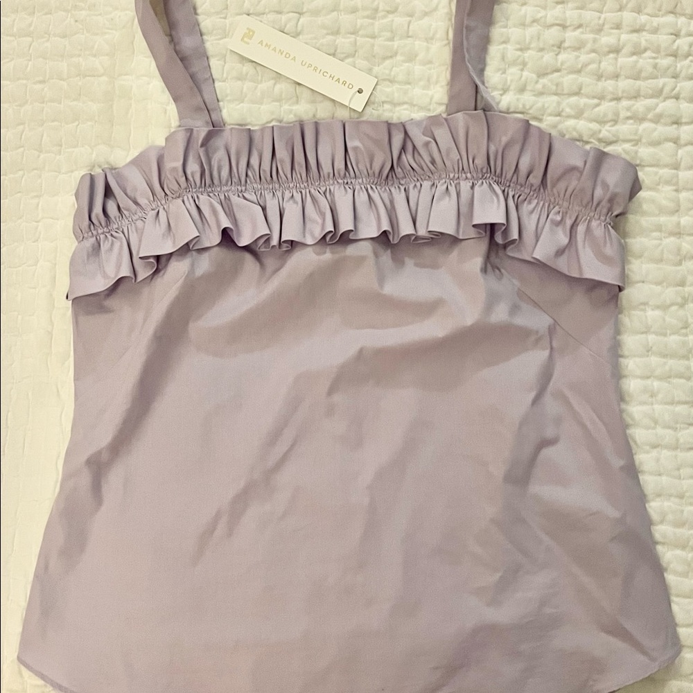 NWT Amanda Uprichard lilac tank